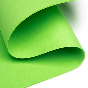 Фоамиран 2 мм, Китай 40*60 см (10 листов) SF-3422, зеленый №09