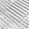 Бумага тишью в полоску 50*66 см (10 листов) SF-2861, белый/серебряный