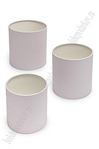 Коробки цилиндр 3 в 1, 16*16,5 см, бледно-сиреневый