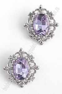 Серединка ювелирная (2 шт) SF-5956, фиолетовый №02