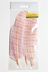 Перья декоративные 16*4,5 см (6 шт) &quot;Зигзаг&quot;