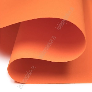 Фоамиран 1 мм, Китай 60*70 см (10 листов) SF-5822, оранжевый №1004