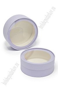 Коробки круглые 2 в 1, 21*8,5 см, фиолетовый