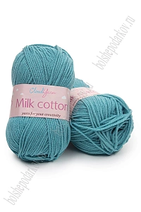 Пряжа "Milk cotton"  50 гр (10 шт) SF-7848, пыльно-бирюзовый