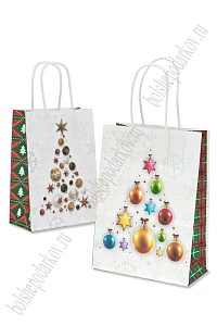 Пакет крафтовый с рисунком 15*21*8 см (12 шт) SF-7177, №9