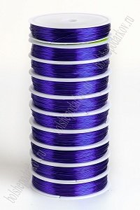 Проволока 0,5 мм*30 м (10 шт) SF-902,  синий