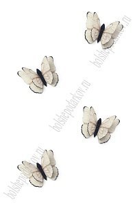 Лазерная вырубка из фетра "Бабочка" 3*2,5 см (10 шт) №12