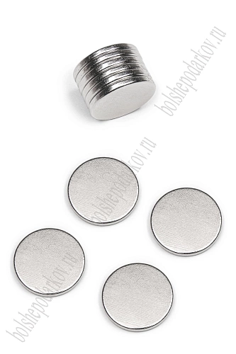 Магниты неодимовые 15*2 мм (10 шт) SF-1056