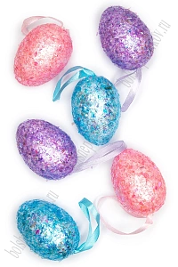 Пасхальный декор "Яйца" 7 см (6 шт) SF-7862, №2