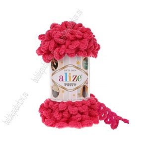 Пряжа &quot;Puffy&quot; 100 г*9,5 м (5 шт) фуксия №149
