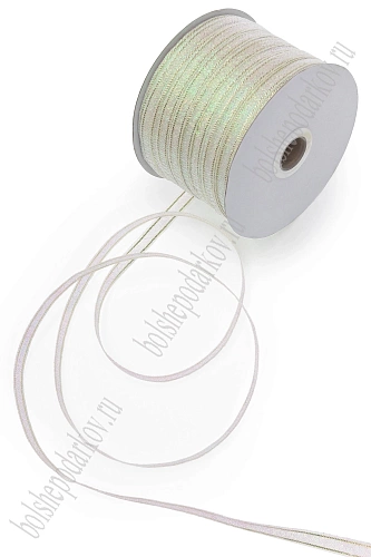 Лента декоративная 0,8 см*150 ярд (6-15-733)