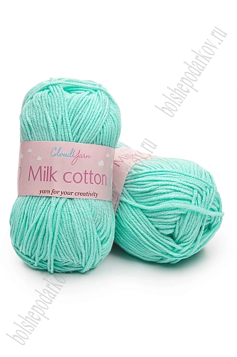 Пряжа &amp;quot;Milk cotton&amp;quot; 50 гр (10 шт) SF-7848, аквамариновый