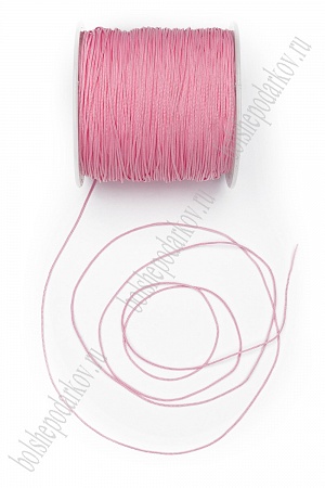 Шнур декоративный 0,8 мм*100 ярд (SF-5163) розовый