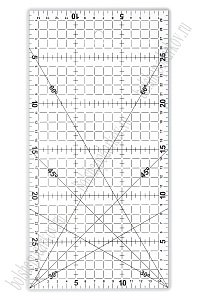 Линейка для рукоделия 15*30 см (SF-7766)