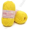 Пряжа &amp;quot;Milk cotton Premium&amp;quot; 50 гр (10 шт) SF-7847, желтый