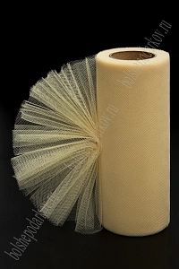 Фатин в шпульках 15 см*25 ярд (SF-603) темно-бежевый №45