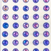Стразы декоративные &amp;quot;Цветок хамелеон&amp;quot; 1,2 см (SF-3180) фиолетовый