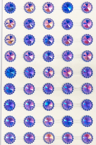 Стразы декоративные &amp;quot;Цветок хамелеон&amp;quot; 1,2 см (SF-3180) фиолетовый