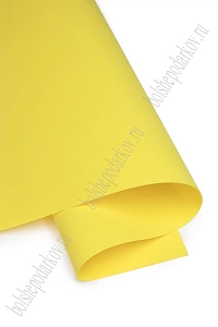 Фоамиран 1 мм, Китай 50*50 см (10 листов) SF-3431, желтый №07