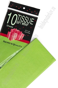 Бумага тишью 50*66 см (10 листов) SF-914, салатовый №380