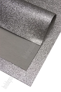 Фоамиран глиттерный А4, 2 мм Premium (10 листов) SF-1955, черное серебро №2023 Фоамиран глиттерный А4, 2 мм Premium (10 листов) SF-1955, черное серебро №2023