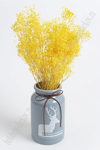 Ваза с надписью, керамика (SF-2834) серый