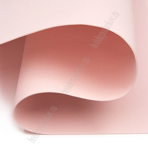 Фоамиран 1 мм, Китай 60*70 см (10 листов) SF-5822, нежно-розовый №1083