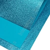 Фоамиран глиттерный 2 мм, 40*60 см Premium (10 листов) SF-3010, бирюзовый