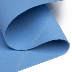 Фоамиран 2 мм, Китай 40*60 см (10 листов) SF-3422, светло-синий №013