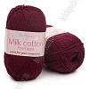 Пряжа &amp;quot;Milk cotton Premium&amp;quot; 50 гр (10 шт) SF-7847, бордовый