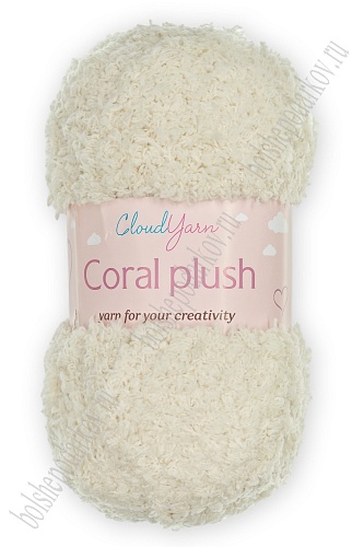 Пряжа &amp;quot;Coral plush&amp;quot; 100 гр (5 шт) SF-7843, бежевый