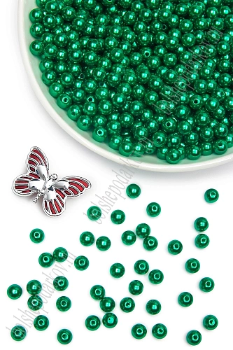 Бусинки 8 мм, 50 гр (SF-1449) морской зеленый №131