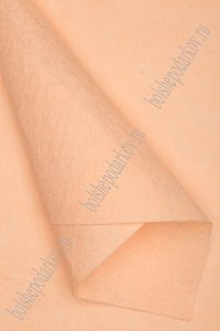 Фетр мягкий 1 мм (10 листов) SF-1945, персиковый №100