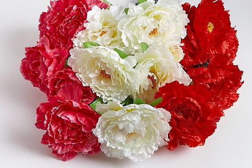 Букет цветов &amp;quot;Пионы&amp;quot; 85 см (SF-5078) в ассортименте