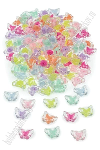 Бусины декоративные 16 мм &quot;Бабочки&quot; (500 гр) SF-7386, ассорти