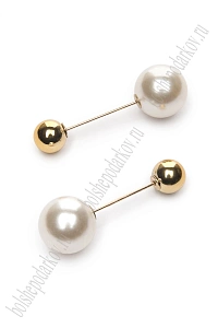 Брошь-игла 4,5 см (10 шт) SF-2127, золото 