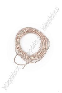 Канитель жесткая 1 мм (5 гр) светло-розовый