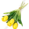 Веточка декоративная &amp;quot;Тюльпан&amp;quot; 32 см (5 шт) SF-8136, желтый