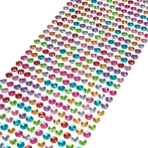 Стразы декоративные 6 мм (504 шт) SF-3177, ассорти