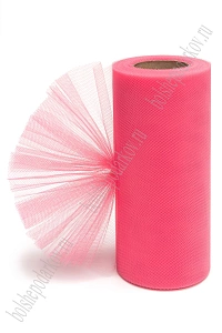 Фатин в шпульках 15 см*25 ярд (SF-603) коралловый №43