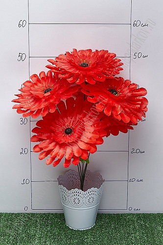 Букет цветов &amp;quot;Герберы&amp;quot; 51 см (2 шт) SF-5124, в ассортименте