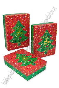 Коробки прямоугольные 2 в 1, 23,5*33*9 см (SF-7820) BOX-9231