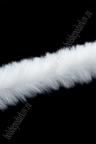 Проволока синельная меховая 1 м (SF-8094) белый №10