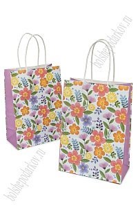 Пакет крафтовый с рисунком 15*21*8 см (12 шт) SF-7177, №3