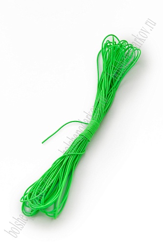 Резинка шляпная 1 мм*10 ярд (SF-7765) ярко-зеленый №169