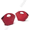 Сумочка 15*11*5,5 см (2 шт) SF-8040, бордовый