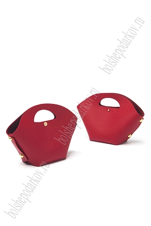 Сумочка 15*11*6 см (2 шт) SF-8040, бордовый
