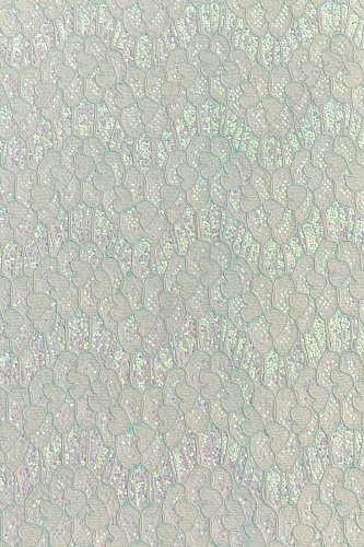 Кожзам с блесткими &amp;quot;Кружево&amp;quot; А4 (5 листов) SF-5988, светло-аквамариновый №2