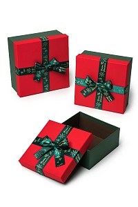 Коробки квадратные 3 в 1, 19*19*9,5 см (SF-7820) №1