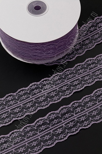 Кружево 4,5 см*50 ярд (SF-7779) фиолетовый №36